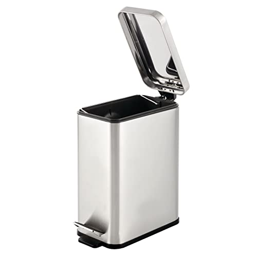 Pedal Bin Waste Bin with Pedal (Brushed / 2.6 Gallon)