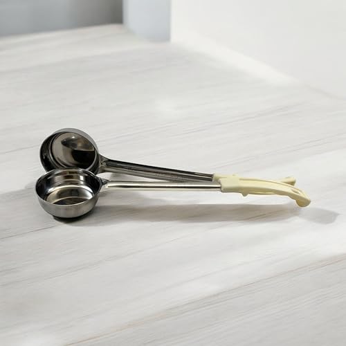 3 oz Solid Stainless Steel Portion Control Ladle Spoodle (3 Ounce Solid)