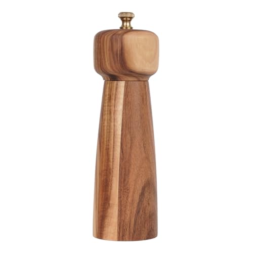Salt Mill Salt or Pepper Grinder with Adjustable Ceramic Grinding Core (Salt Mill)
