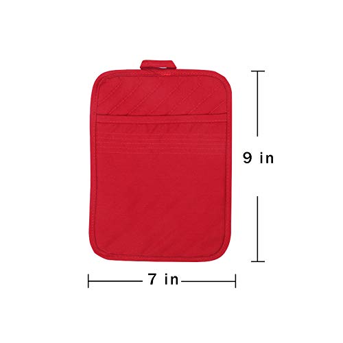 Pot Holders for Kitchen Heat Resistant (Red-1)