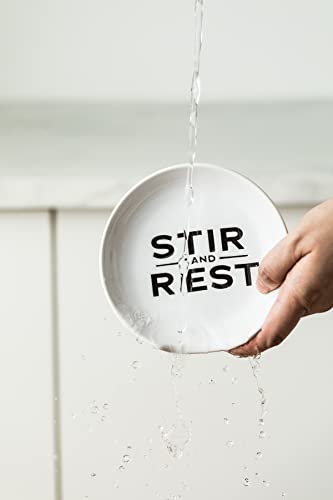 Kitchen Spoon Rest for Counter (White)