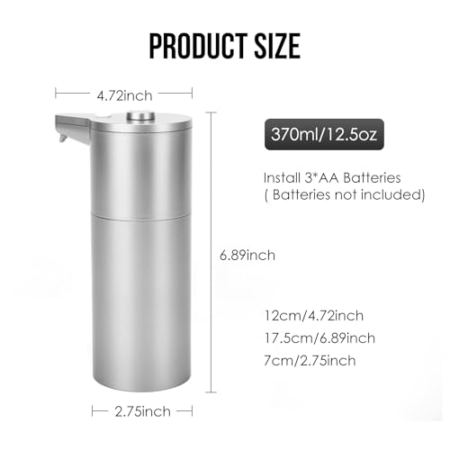 Automatic Soap Dispenser Touchless (Silver)
