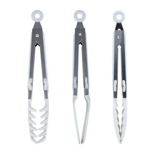 Kitchen Tongs (White / 12 Inch)