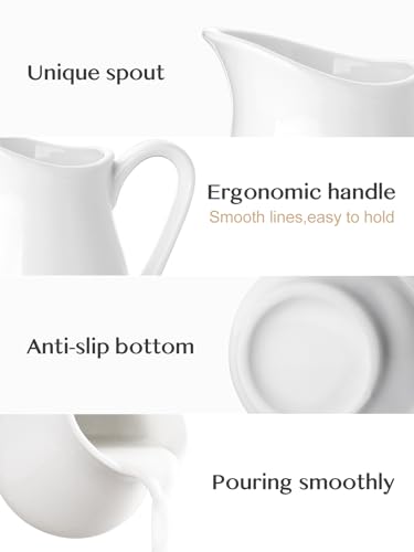 4 Oz Creamer Pitcher Set (4 Ounces, Set/2)