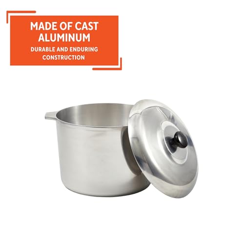 USA Heavy Duty Cajun Aluminum Stock Pot 14 Quart (14 Quarts)