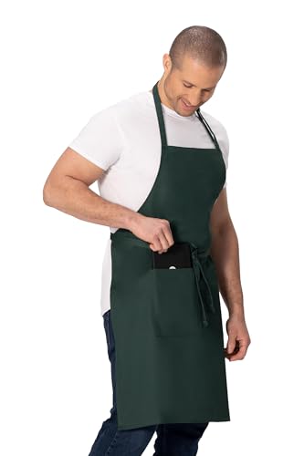 Unisex Butcher Apron (Hunter Green)