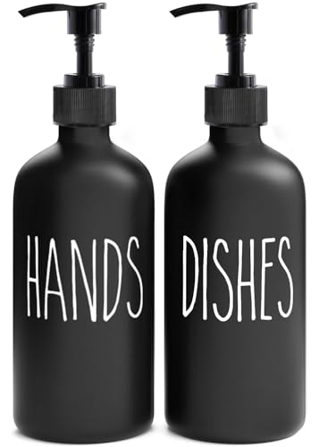 Soap Dispenser Set 2 Pack (Hd Black)