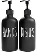 Soap Dispenser Set 2 Pack (Hd Black)
