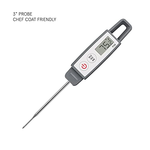 PT09C Super Quick Commercial Grade Digital Thermometer for Cooking (Sesame / Compact)
