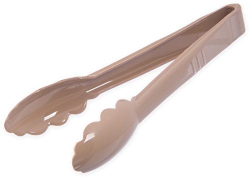 Carly Salad Tong (9" Utility Tong / 12 Pack / Beige)