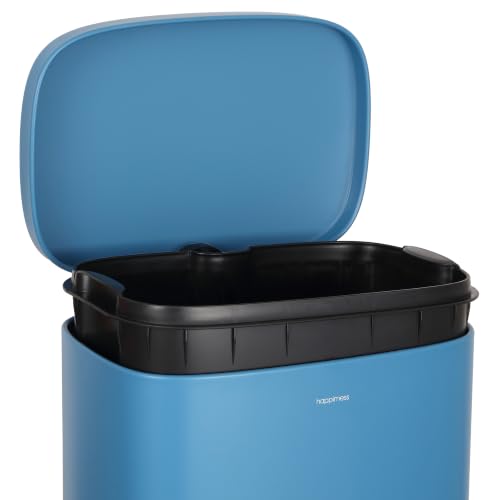 Curtis 8 Gal Step Trash Can Soft Close 25" (Bright Cobalt Blue)
