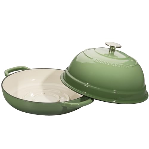 Enameled Cast Iron Dutch Oven Pot with Lid (Pistachio Green)