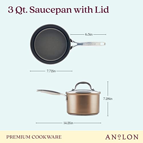Ascend Hard Anodized Nonstick Sauce Pan (Saucepan (3 Quart))