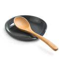 Ceramic Spoon Rest for Stove Top (Gray)