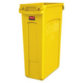 Slim Jim Plastic Rectangular Trash (23 Gal / Yellow)