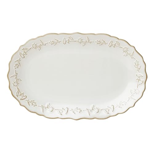 Homespun Stoneware Serving Tray (Hors d'Oeuvres Tray)