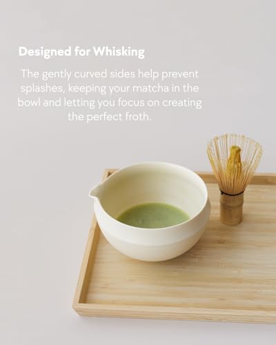 Matcha Set 5 Pcs Matcha Whisk Set (Matte Buttercream)