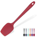 Silicone Spoon Spatula (Red / 11.38in (spoon spatula))