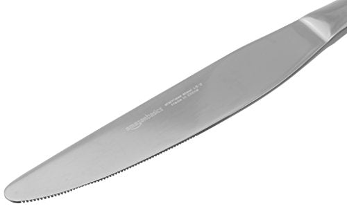 Stainless Steel Dishwasher Safe Dinner Knives with Round Edge (Dinner Knives - 120 Pack)