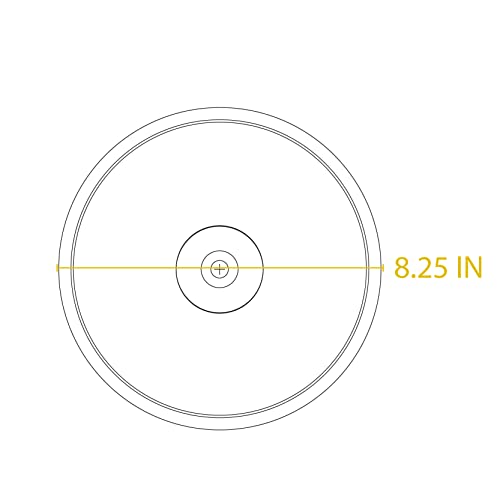 Round Glass Lid (8 Inch)