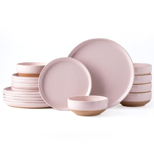 Dinnerware Sets for 6 (Cloud Pink / Service For 6(18Pcs))