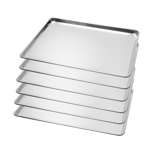 6 Pack 26" x 18" Full Size Baking Sheet Pan (6PACK Full Size 26"×18")