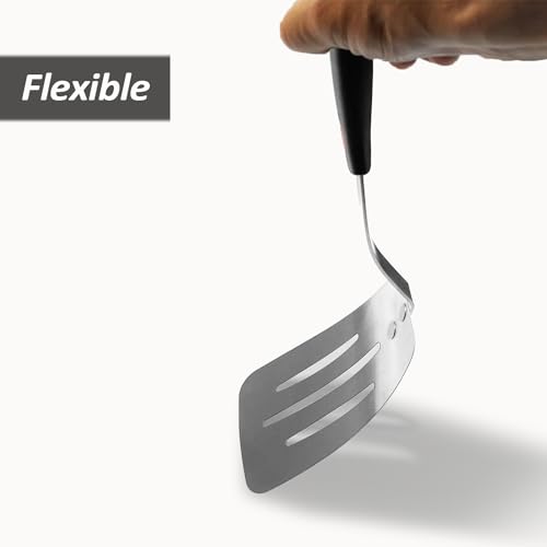 Stainless Steel Flexible Spatula (Small + X' Large (2 Pack))