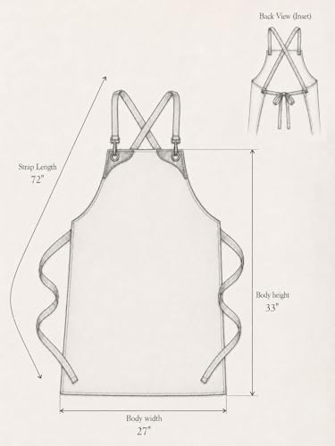 Professional Work Apron for Men & Women (Standard / Work Navy)