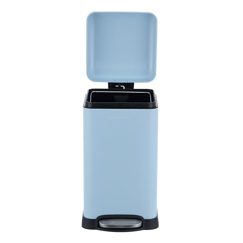 Betty Retro Mini 3.2 Gal Step Trash Can (Tide Pool Blue)