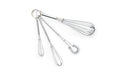 Mini Whisks Chrome Plated (Mini Whisks, Chrome plated - Set of 4)