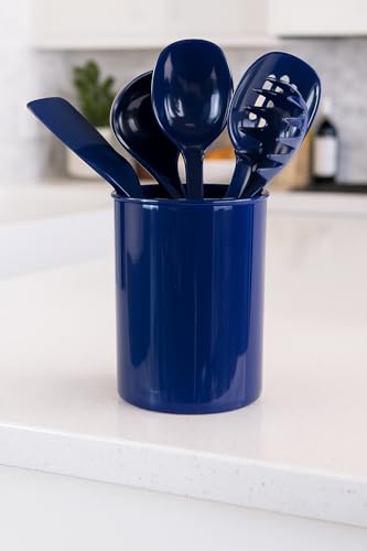 6 Piece Kitchen Utensil Holder for Kitchen Counter (Utensil Holder Set / Indigo)