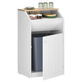 Trash Cabinet (White / 1 x 10 Gallon)