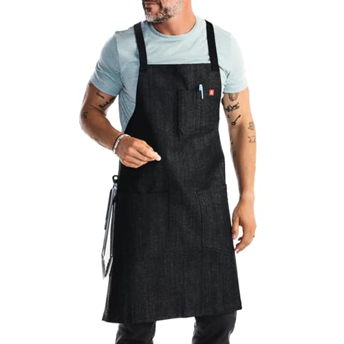 Crossback Chef Apron (Abalone Black)
