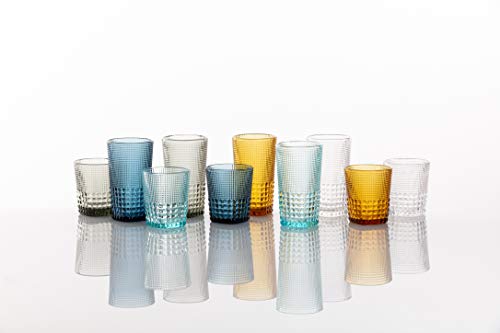 Malcolm Iced Beverage Coctail Glass (Amber)