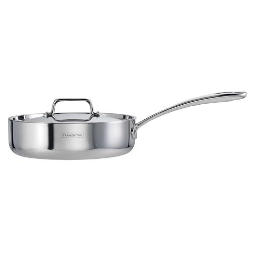 Utsava Tri Ply Clad Stainless Steel 2.9 (Saute Pan / 2.9 Quarts)