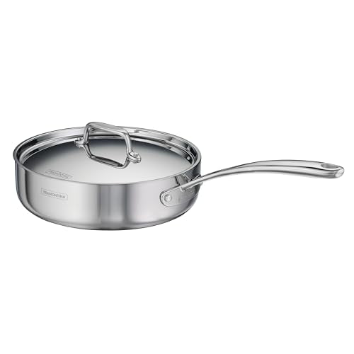 Utsava Tri Ply Clad Stainless Steel 2.9 (Saute Pan / 2.9 Quarts)