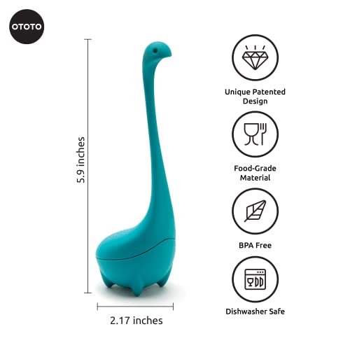 Cute Tea Infuser by OTOTO (Baby Nessie - Turquoise)