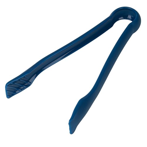 3 Piece Plastic Tong Set (Dark Blue, Blue, Teal)