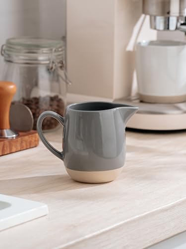 13oz Creamer with Handle (13 Ounces / Dark Gray)