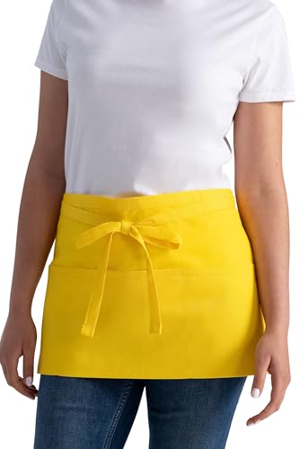 Unisex Waitress Apron (Lemon)