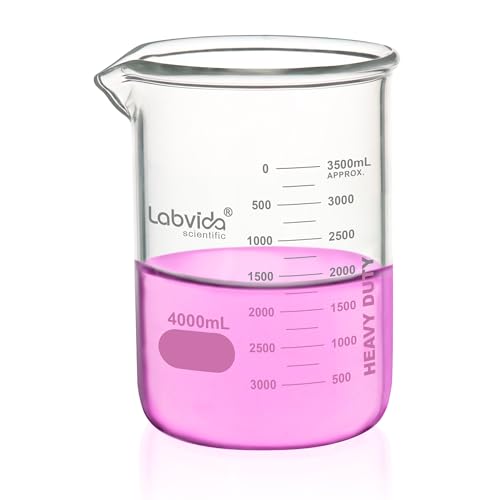 Heavy Duty Glass Beakers Vol.4000ml (Vol.4000ml)