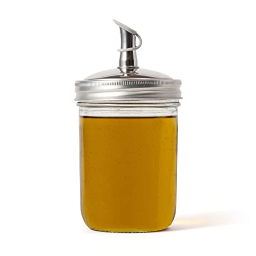 Stainless Steel Oil Cruet Lid (Wide Mouth / Wide Mouth)
