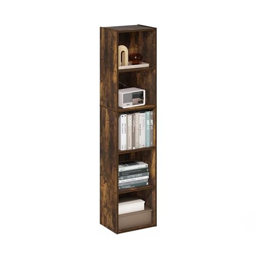 PASIR Book Shelf (Amber Pine / 5-Tier Cube)