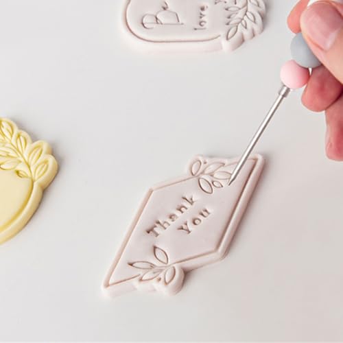 Icing Pin Scriber Needle for Cake Decorating Strawberry Beaded Cookie Decoration Pin Professional Sugar Stir Pin for Baker