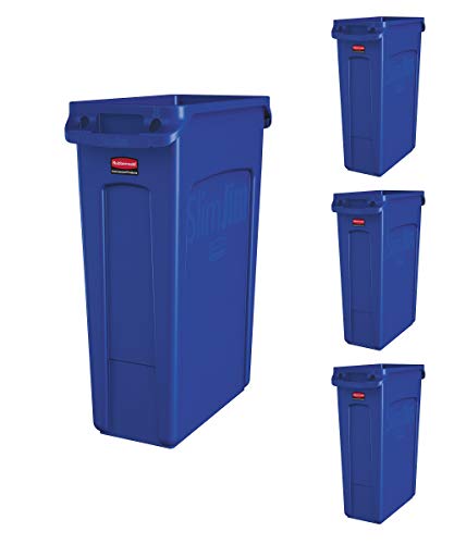 Slim Jim Trash (23 Gal / Blue)