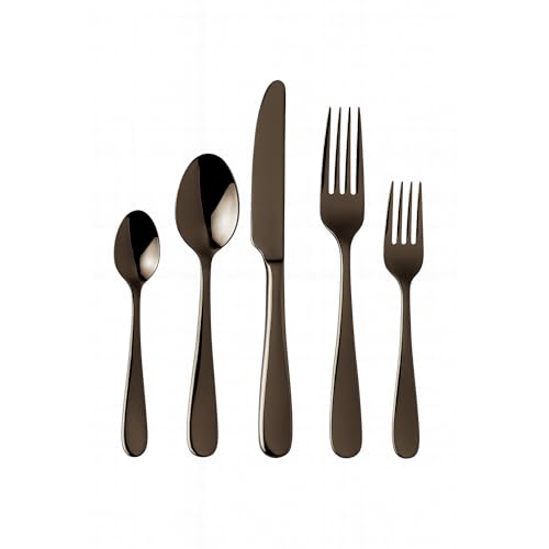 Silverware Set for 6 (Matte Black / 30 - Piece)