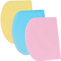 Dough Scraper Bench Scraper (12x9.5cm/4.7x3.7'' / Blue+Yellow+Pink)