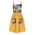 Aprons for Women with Pockets (Yellow)