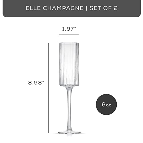 Elle 5.7oz Champagne Glasses (Champagne Glasses)