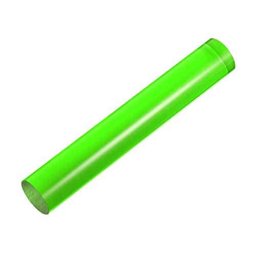 Acrylic Clay Roller 6 Inch x 1 Inch Solid Non (Green / 6 Inch x 1 Inch)